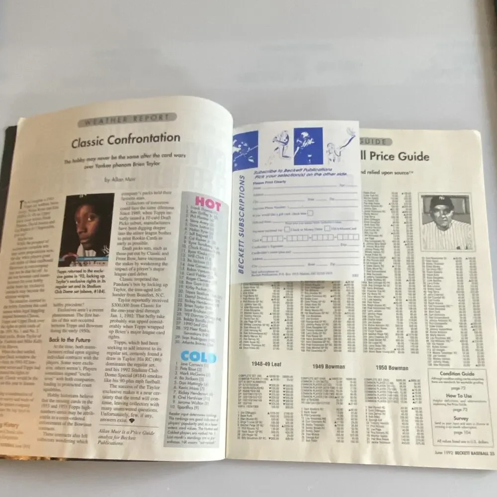 Beckett Baseball Card Monthly Price Guide Magazine 1992 Kirby Puckett Cover